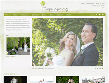 Tablet Screenshot of hopespringphoto.com